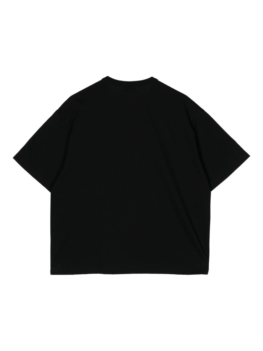 Shop Kolor Graphic-print Cotton T-shirt In Black