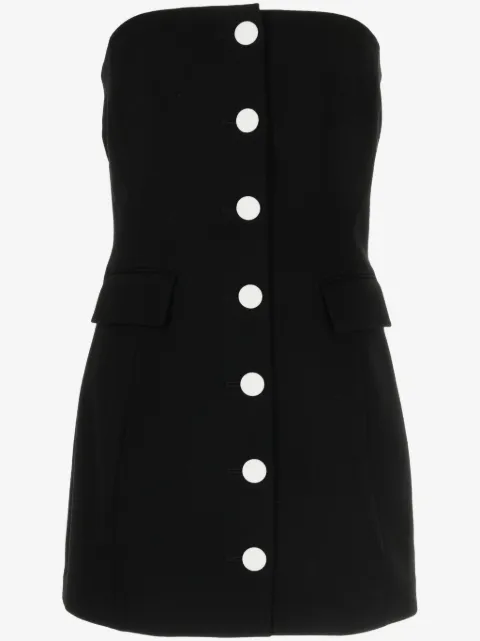 Kimhekim strapless wool-blend minidress