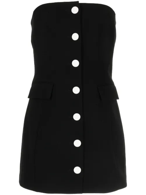 Robe courte en laine mélangée - Kimhekim - Modalova
