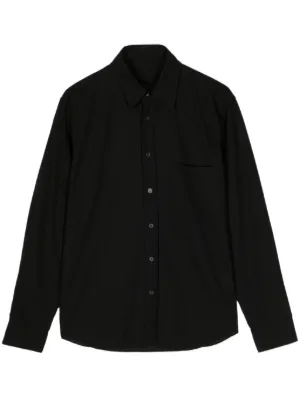 Yohji Yamamoto ボウタイ シャツ | ブラック | FARFETCH JP