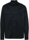 Zegna twill cotton-blend shirt - Blue