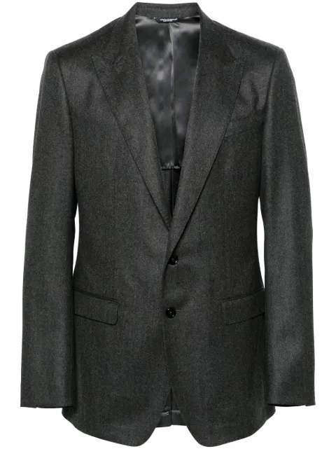 Dolce & Gabbana single-breasted virgin-wool blazer
