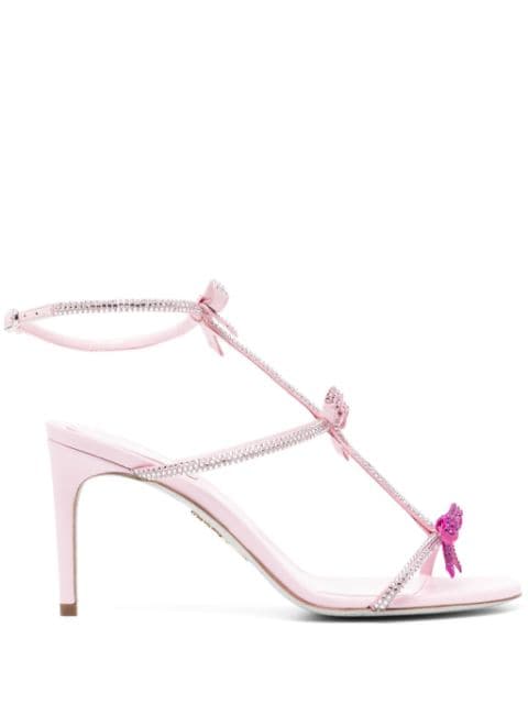 René Caovilla Caterina embellished leather sandals