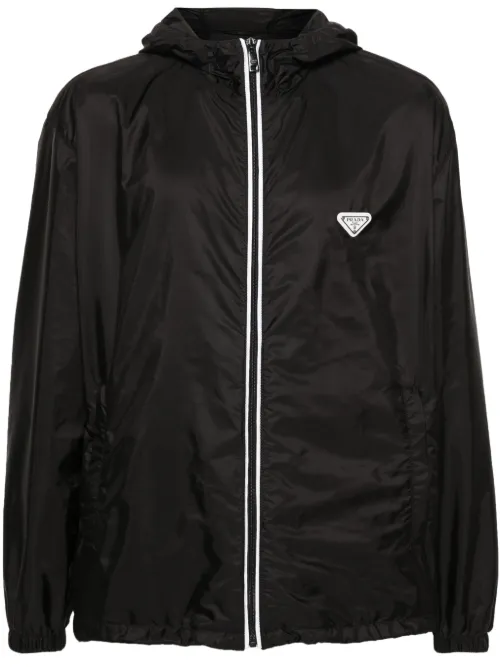 Veste Re-Nylon à capuche - Prada - Modalova