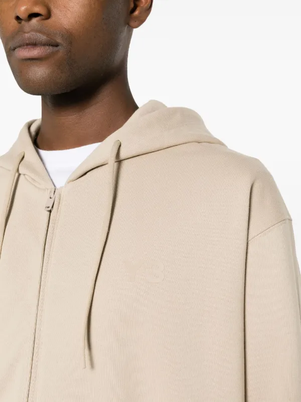 Y-3 ジップアップ パーカー | ニュートラル | FARFETCH JP