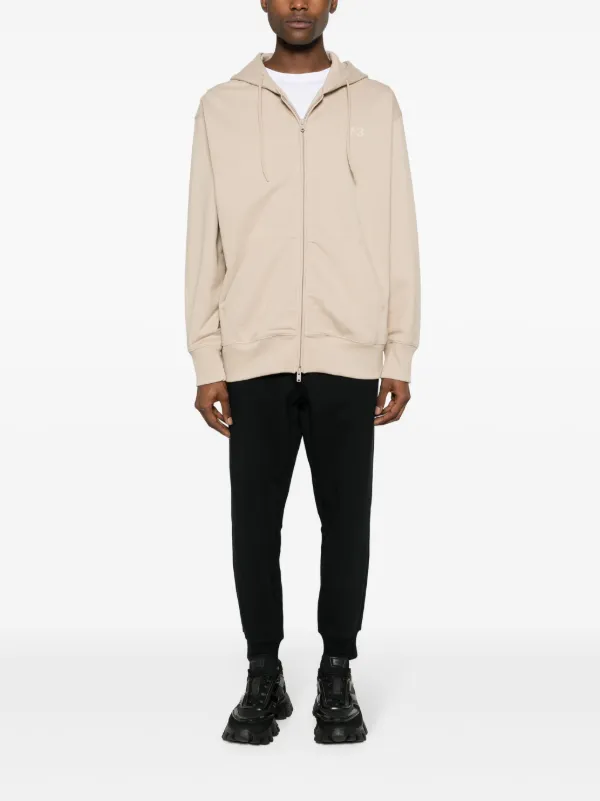 Y-3 ジップアップ パーカー | ニュートラル | FARFETCH JP