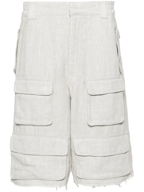 Short en lin à poches cargo - MISBHV - Modalova