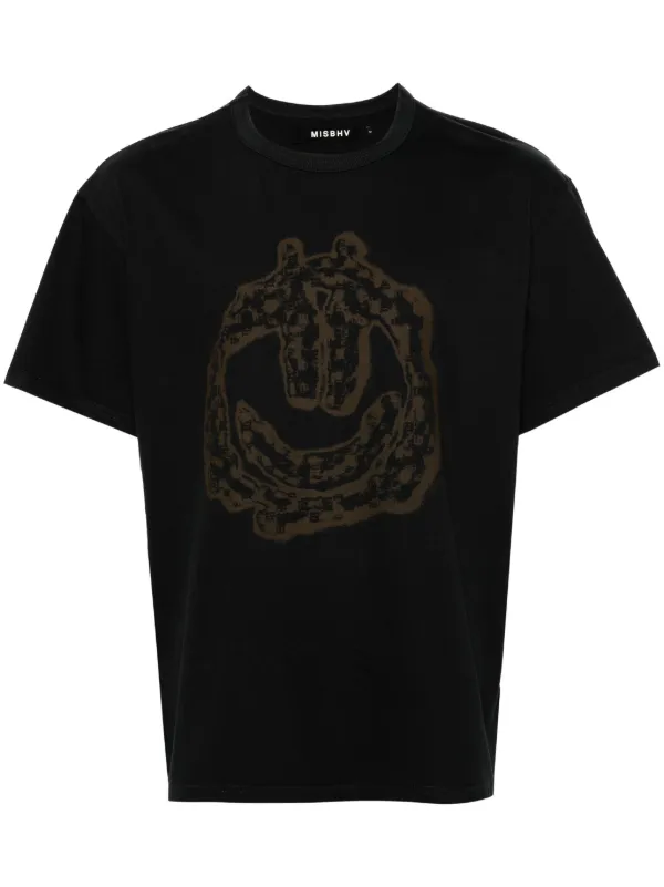 【関税込み】MISBHV ブラック History Of Acid House Tシャツ MISBHV History Of Acid House Tシャツ | ブラック | FARFETCH JP