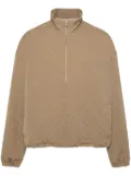MISBHV embossed-logo zip-up jacket - Neutrals