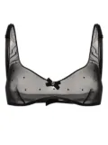 DSQUARED2 sequined semi-sheer bra - Black