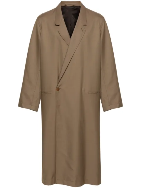 LEMAIRE Asymmetric twill coat