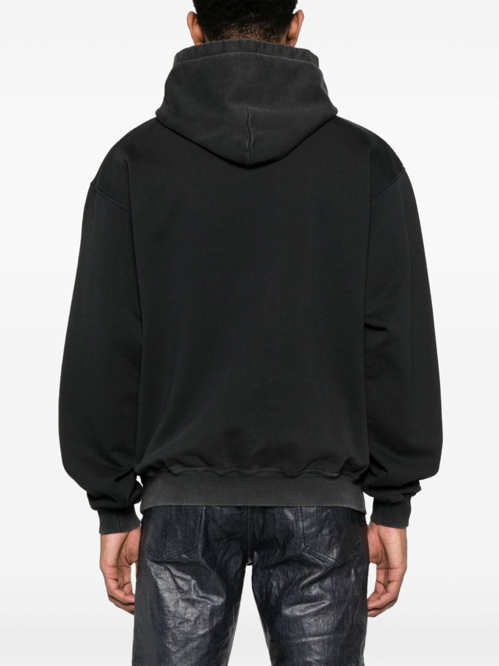 Shop Represent Thoroughbred Cotton Hoodie In Black