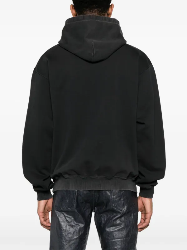 Represent Thoroughbred Cotton Hoodie | Black | FARFETCH