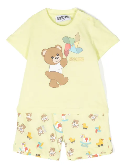 Moschino Kids Teddy Bear-motif shorts set