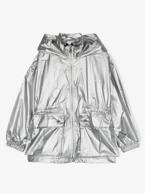 Marc Jacobs Kids logo-print hooded jacket