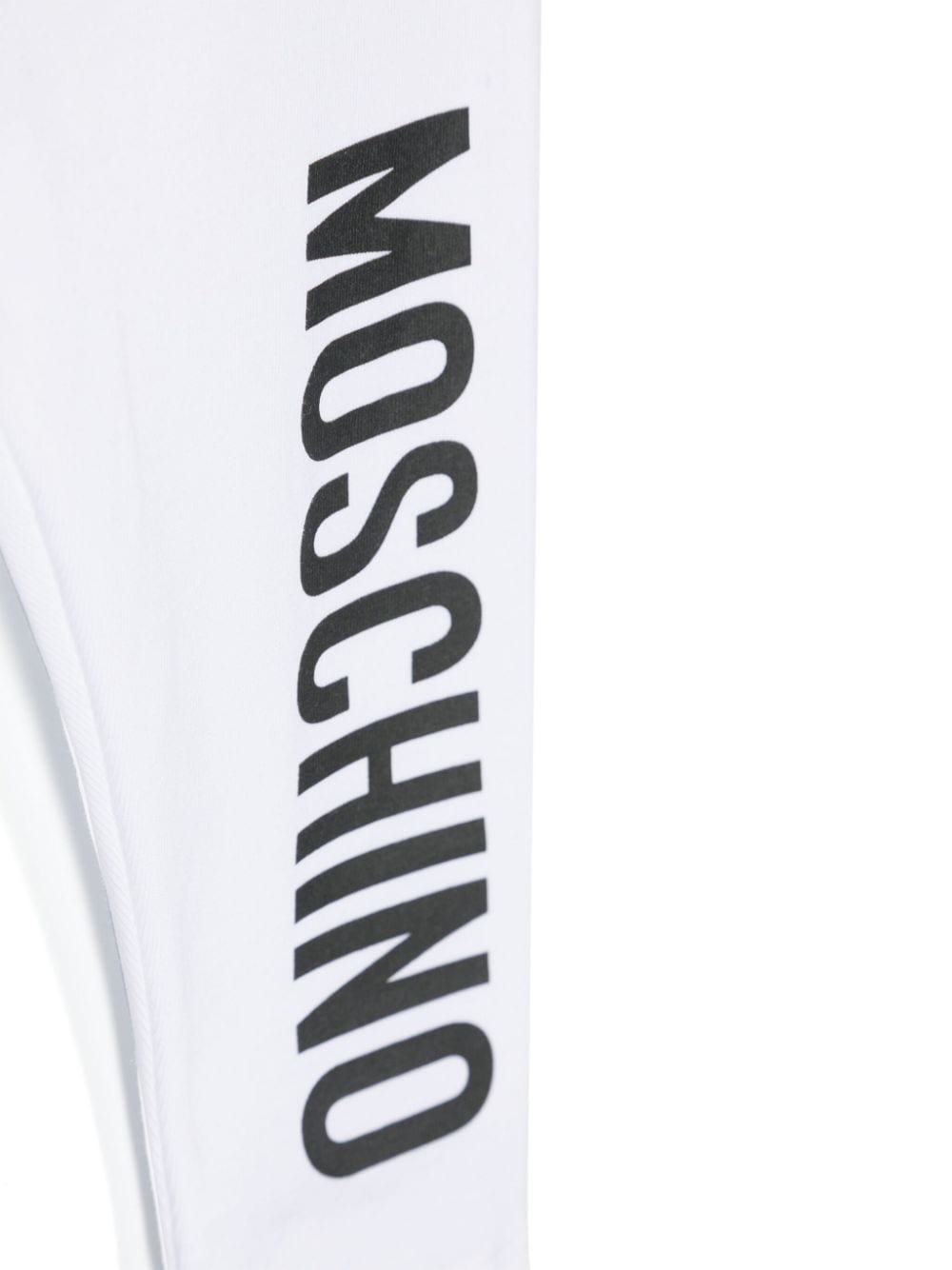 Moschino Kids Legging met logoprint Wit
