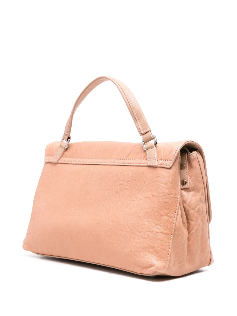 Zanellato Postina leren shopper Beige