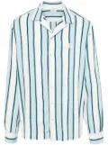 ETRO camp-collar striped shirt - Blue