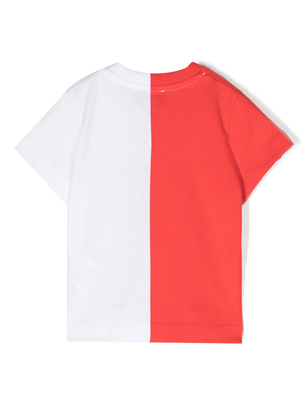 Moschino Kids T-shirt met logoprint Rood