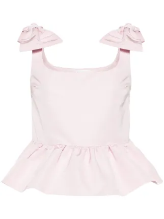 【Nina Ricci】 Duchess bow-detailサテンブラレット Nina Ricci Duchess Bow-detail Satin Bralette In Black | ModeSens