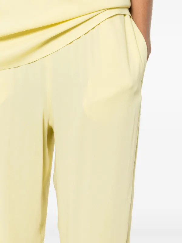 パンツ FABIANA FILIPPI Cotton trousers Yellow Yellow Fabiana Filippi Pants for Women | Lyst