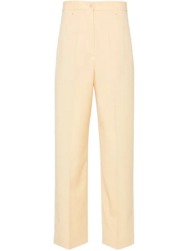 パンツ FABIANA FILIPPI Cotton trousers Yellow 22619668_52682496_600.jpg