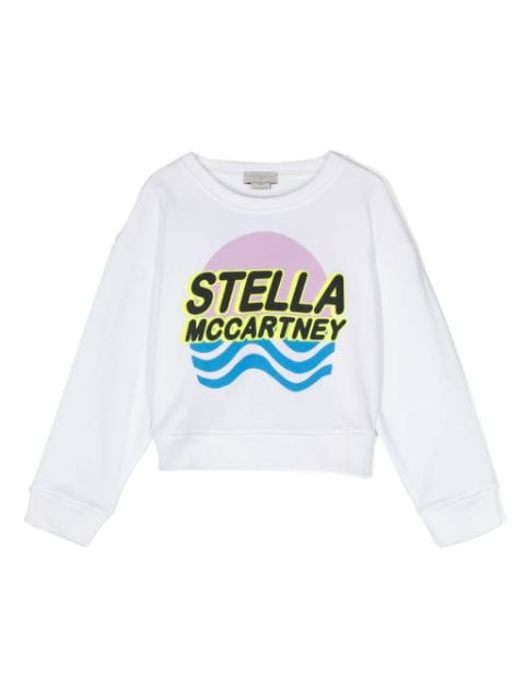 Stella McCartney Kids logo-print sweatshirt