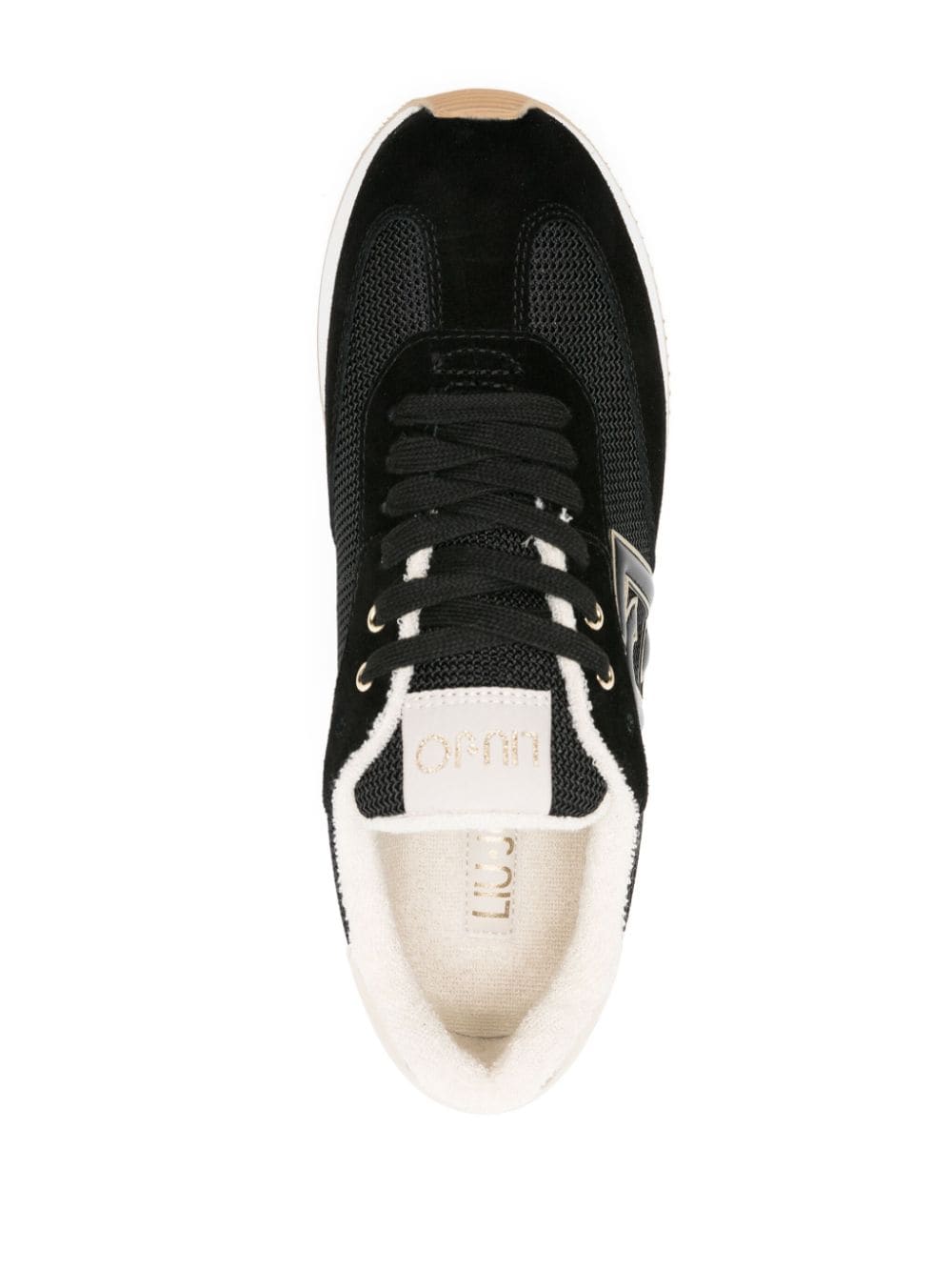 Shop Liu •jo Dreamy Mesh Sneakers In Black