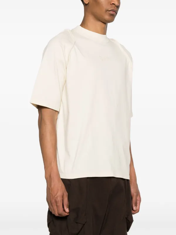 Jacquemus Le Camargue logo-embroidered T-shirt | Neutrals | FARFETCH