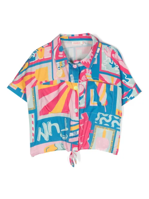 Billieblush camisa manga corta con estampado gráfico