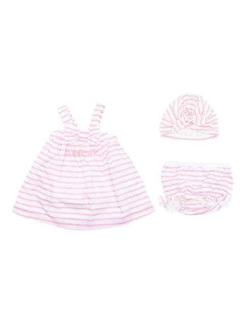 Givenchy Kids ensemble robe-short en lin à logo brodé