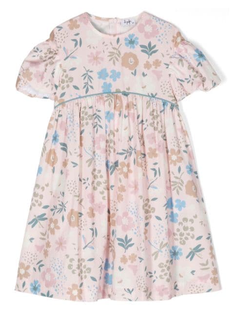 Il Gufo floral-print cotton dress