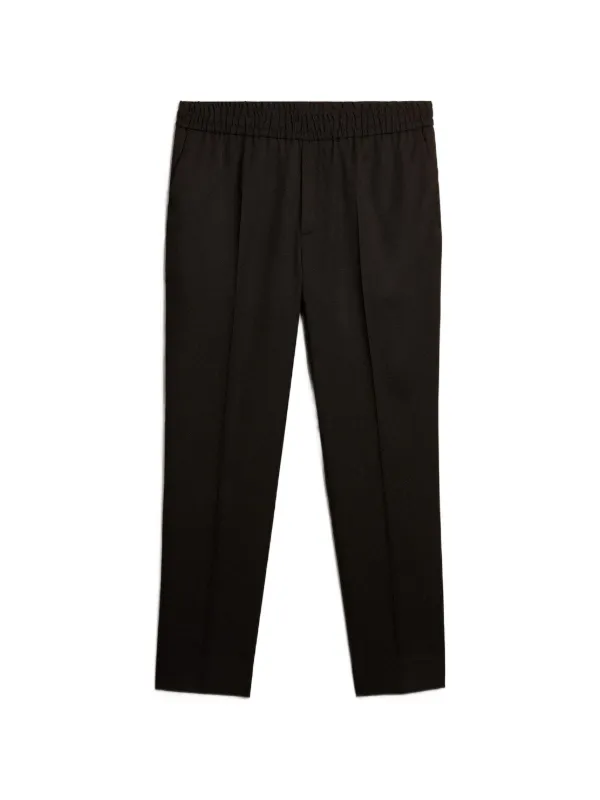 Golden Goose Logo-plaque Virgin Wool Trousers in Black