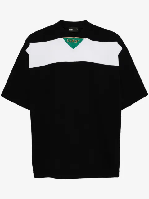 Kolor stripe-detail jersey T-shirt