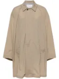 Kolor button-up trench coat - Brown