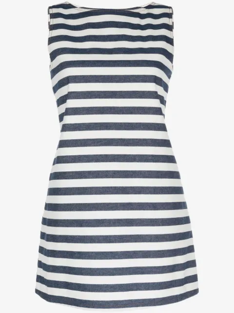 Kimhekim sleeveless striped cotton dress