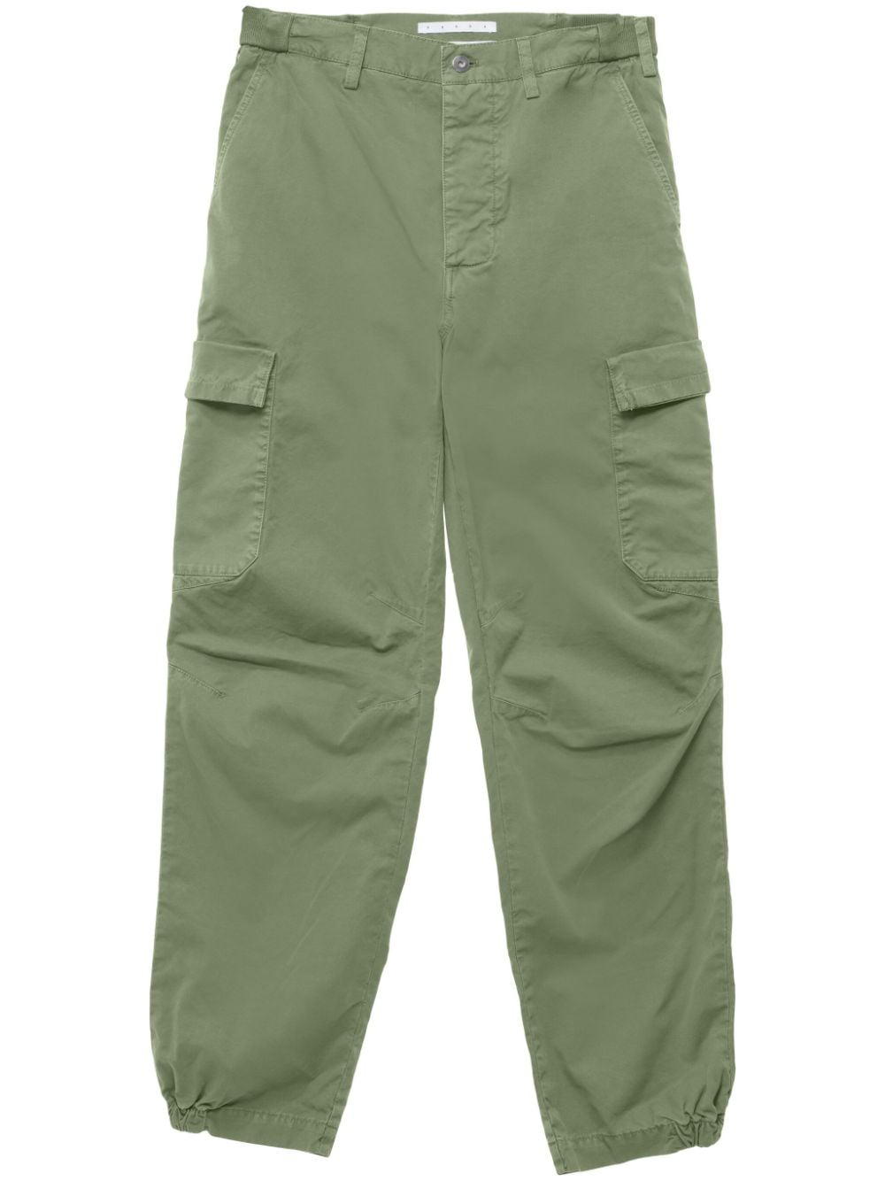Ranra Cotton Cargo Trousers In Green