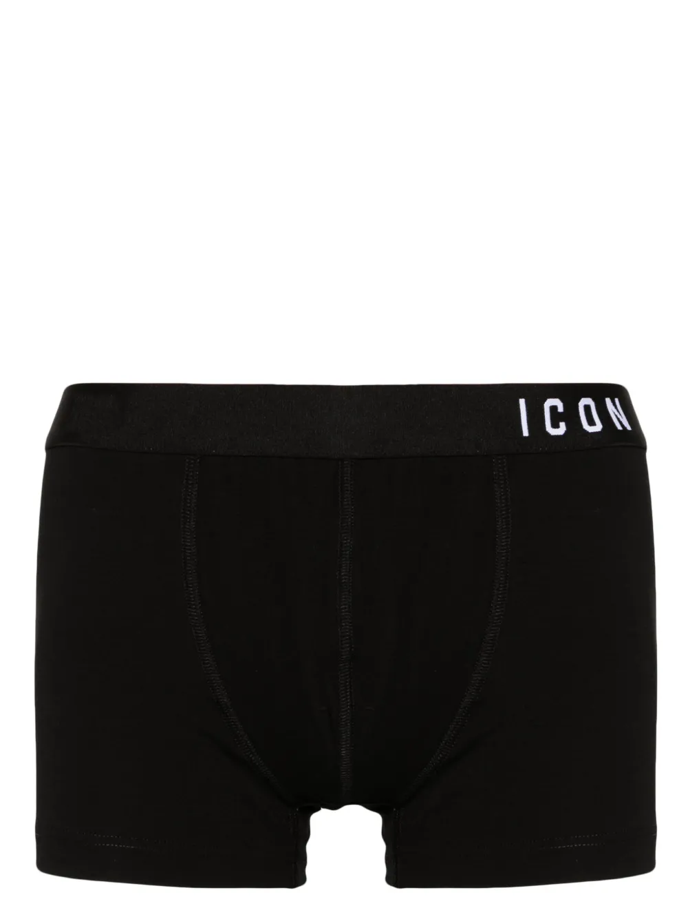 dsquared2 chaussettes icon en coton mélangé - noir