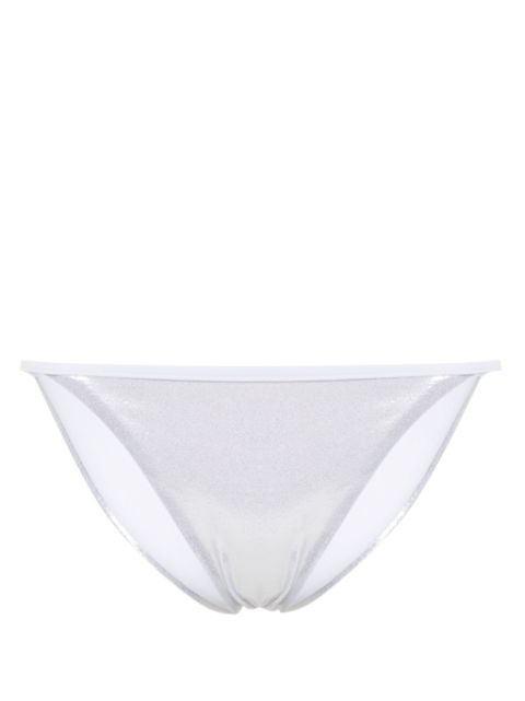 DSQUARED2 high-cut metallic bikini bottoms Women