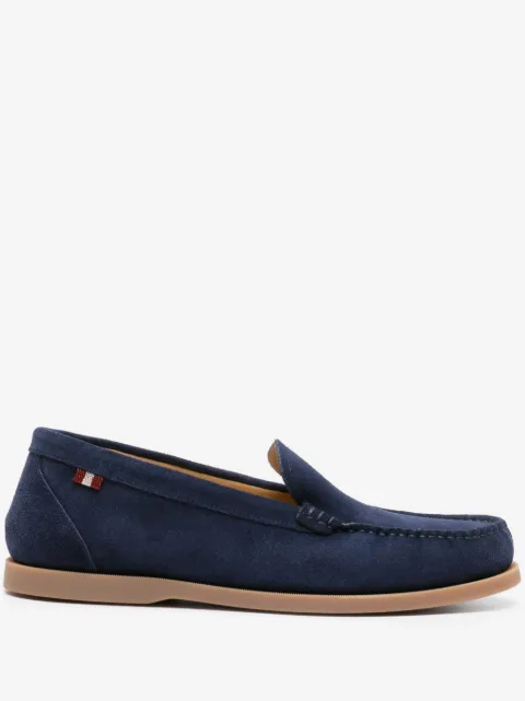 Bally 그로그랭 탭 스웨이드 로퍼