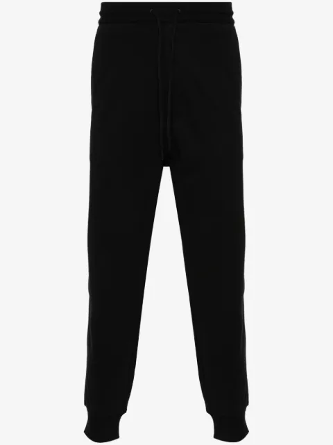 Y-3 logo-printed jersey trousers