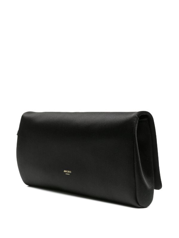 Jimmy Choo Xandra Satin Clutch Bag - Farfetch