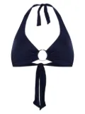Melissa Odabash Brussels ring-detailed bikini top - Blue