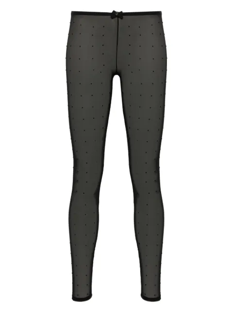 DSQUARED2 rhinestone-embellished mesh tights
