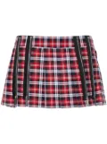 DSQUARED2 checked pleated mini skirt