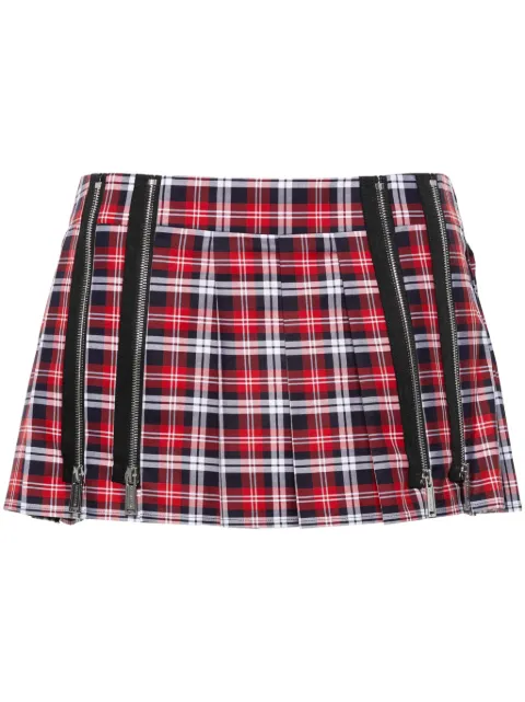 DSQUARED2 checked pleated mini skirt Women