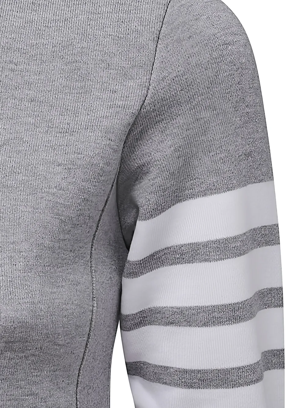 Thom Browne Loopback sweater met 4 strepen Grijs