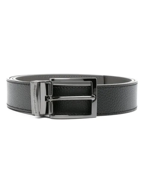 Emporio Armani Cintura reversibile in pelle