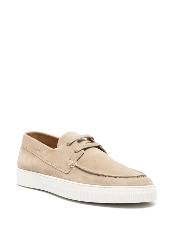 Armani boat shoes new arrivals