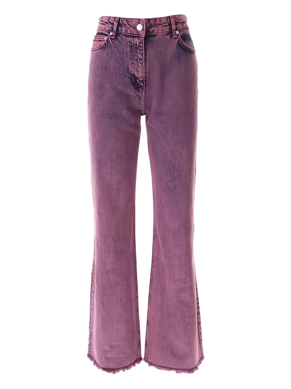 MOSCHINO JEANS フレイド パンツ - パープル